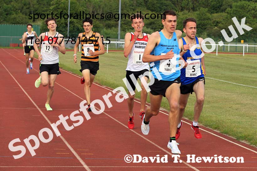 The 1500 metres, 2022 BMC Chester le Street. Photo: David T. Hewitson/Sports for All Pics